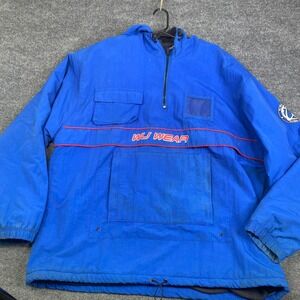 Vintage Wu Wear Outfitters Global Expedition Anorak Jacket Blue XL 90s Hip Hop